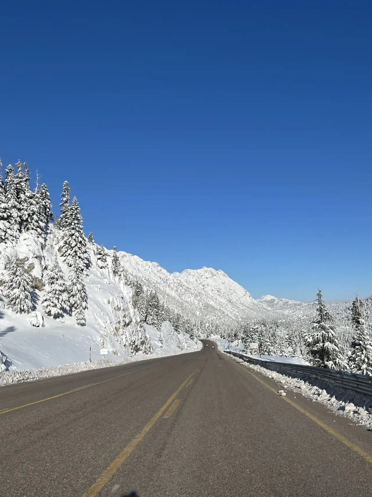 Antalya’da Kar Sonrası Kartpostallık Manzara 5